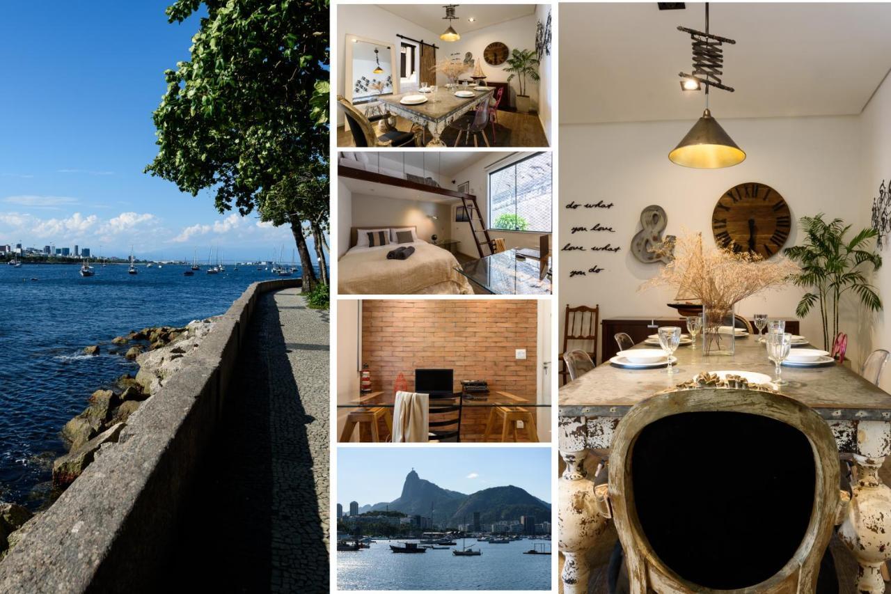2 Quartos Na Urca Com Vista Para Baia De Guanabara A 700M Pao De Acucar Com Cozinha Completa E Wi-Fi - Bares, Restaurantes E Comercio Local A Poucos Metros Ρίο ντε Τζανέιρο Εξωτερικό φωτογραφία